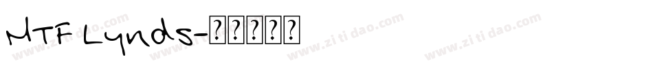 MTF Lynds字体转换